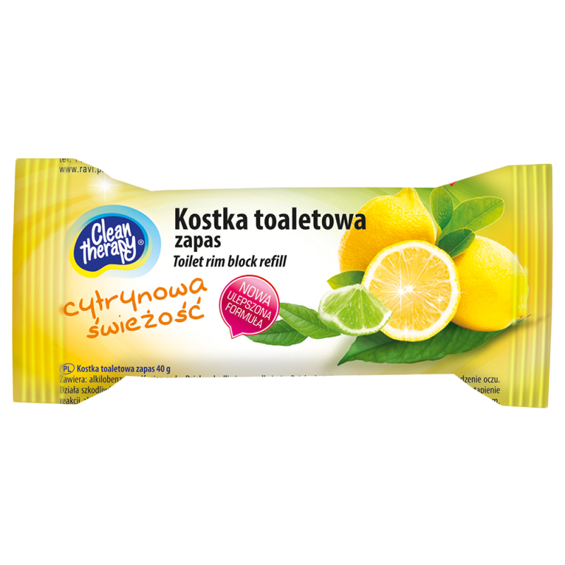 CT Kostka toaletowa zapas 40 g CYTRYNOWA ŚWIEŻOŚĆ