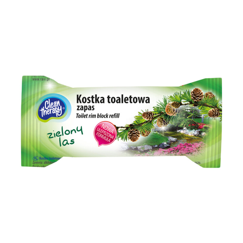 CT Kostka toaletowa zapas 40 g ZIELONY LAS