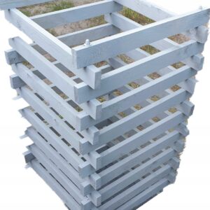 Kompostownik drewniany 1000 l – antracyt