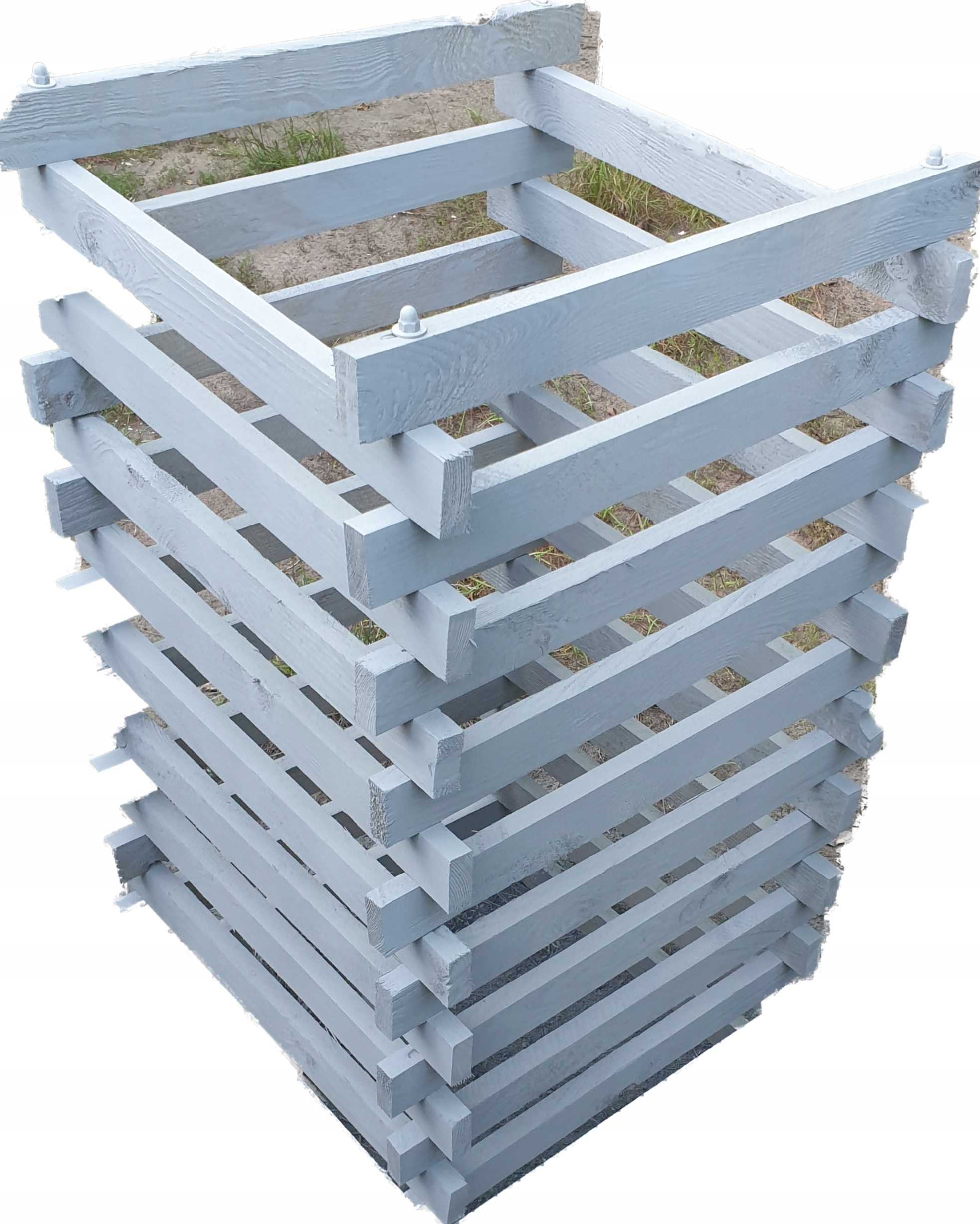Kompostownik drewniany 1000 l – antracyt