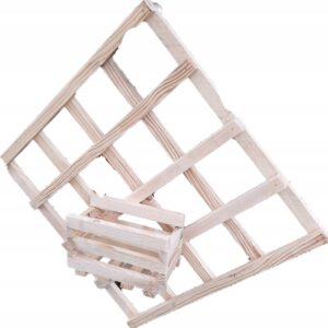Kwietnik ścienny ażurowy 30 × 30 cm – miejsce na donicę 15 × 15 cm