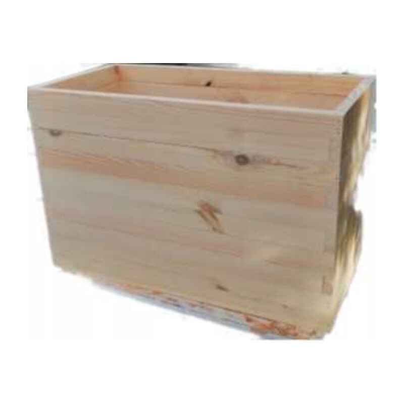 Skrzynia drewniana z dnem 69 × 30 × 27 cm