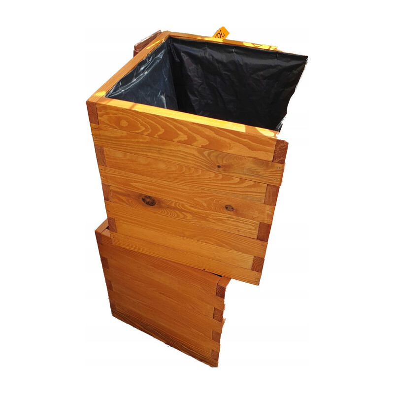 Osłonka drewniana 90 × 50 × 50 cm – buk