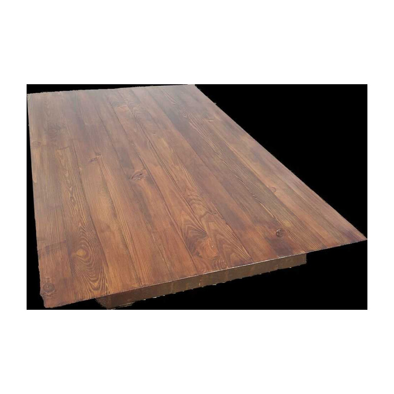 Blat drewniany do stołu 120 × 80 cm – ciemny dąb