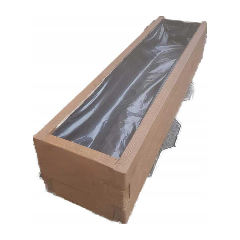 Osłonka drewniana 90 × 50 × 50 cm – orzech