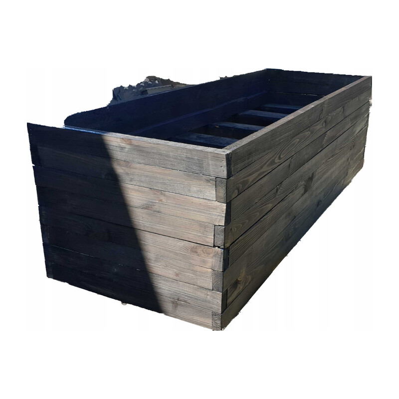 Osłonka drewniana 90 × 50 × 50 cm – heban