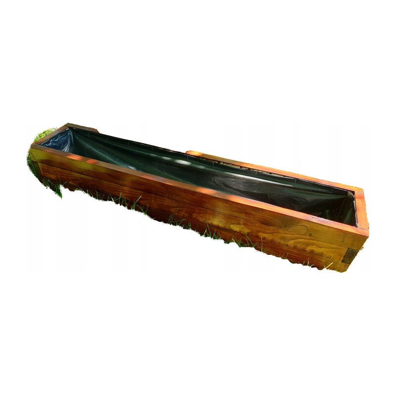 Korytko drewniane 100 × 20 × 50 cm – massaranduba