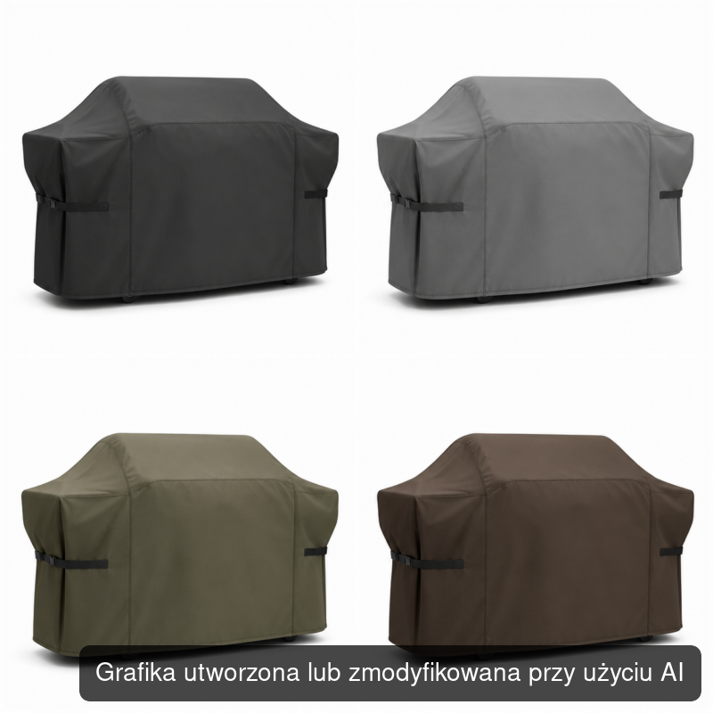 Pokrowiec na grill gazowy 2-palnikowy 120 × 60 × 115 cm