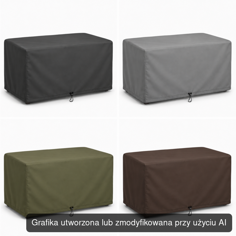 Pokrowiec na stół ogrodowy 120 × 80 × 75 cm