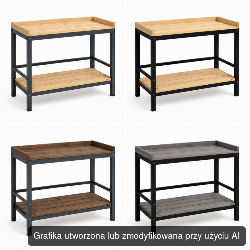 Mobilny stolik ogrodowy i barek tarasowy 120 × 55 × 95 cm